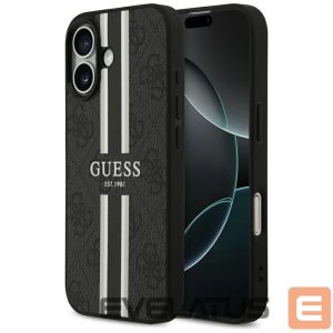Muud kaubad Guess  Guess 4G Printed Stripes MagSafe case for iPhone 17 - black 
