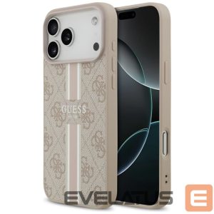 Muud kaubad Guess  Guess 4G Printed Stripes MagSafe case for iPhone 17 Pro Max - pink 