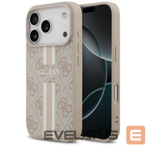 Muud kaubad Guess  Guess 4G Printed Stripes MagSafe Case for iPhone 17 Pro - Pink 