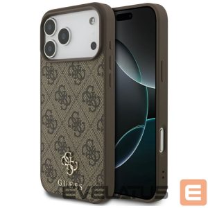 Muud kaubad Guess  Guess 4G Small Classic Logo MagSafe Case for iPhone 17 Pro Max - Brown 