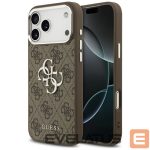 Muud kaubad Guess  Guess 4G Big 4G Classic Logo Case for iPhone 17 Pro Max Brown - Silver 