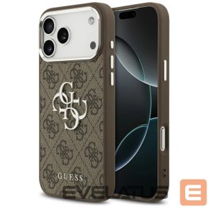 Muud kaubad Guess  Guess 4G Big 4G Classic Logo Case for iPhone 17 Pro Max Brown - Silver 