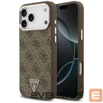 Muud kaubad Guess  Guess 4G Triangle Logo MagSafe case for iPhone 17 Pro Max - brown 