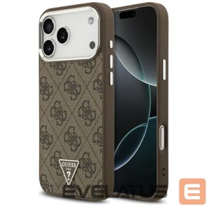 Muud kaubad Guess  Guess 4G Triangle Logo MagSafe case for iPhone 17 Pro Max - brown 