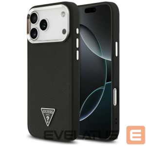 Muud kaubad Guess  Guess Grained Triangle Logo MagSafe case for iPhone 17 Pro Max - black 