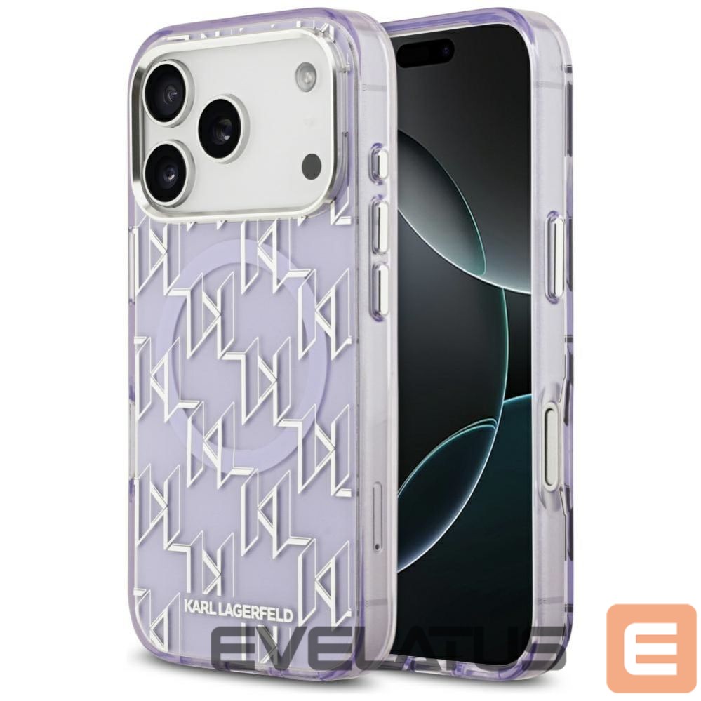 Muud kaubad Karl Lagerfeld Karl Lagerfeld IML KL Monogram MagSafe Case for iPhone 17 Pro Max - Purple