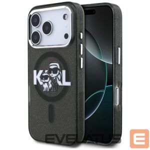Muud kaubad Karl Lagerfeld  Karl Lagerfeld IML Glitter Karl & Choupette Sketch Logo MagSafe Case for iPhone 17 Pro - Black 