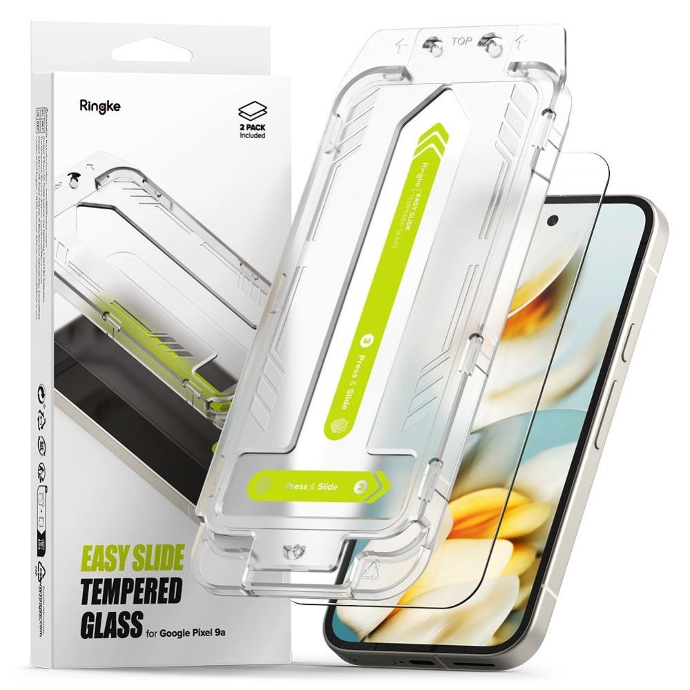 Muud kaubad Ringke Ringke Easy Slide 2-pack tempered glass for Google Pixel 9A