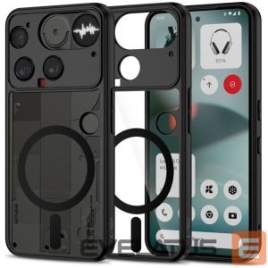 Muud kaubad Tech-Protect  Tech-Protect MagMat MagSafe Case for Nothing Phone 3 - Black and Clear 