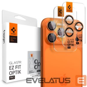 Muud kaubad Spigen  Spigen Optik Pro Camera Lens Glass for iPhone 16 Pro / Max / 17 Pro / Max - Orange 