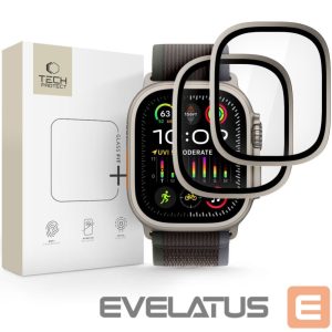 Muud kaubad Tech-Protect  Tech-Protect 2-pack tempered glass for Apple Watch Ultra 49mm - silver and black 