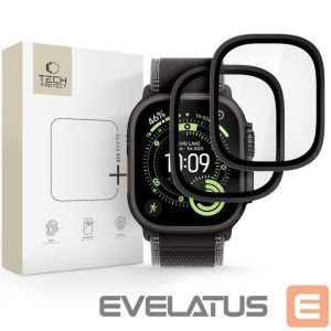 Muud kaubad Tech-Protect  Tech-Protect 2-pack tempered glass for Apple Watch Ultra 49mm - black 
