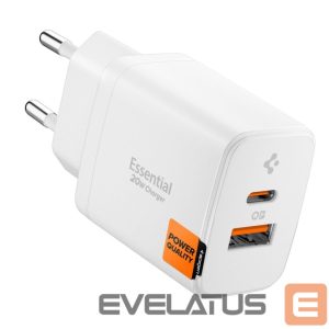 Muud kaubad Spigen  Spigen Essential EE202EU 20W Wall Charger - White 