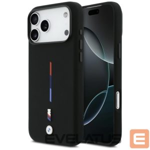 Muud kaubad BMW  BMW M Silicon Tricolor Line MagSafe Case for iPhone 17 Pro Max - Black 