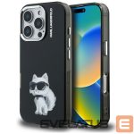 Muud kaubad Karl Lagerfeld  Karl Lagerfeld IML Aquarelle Choupette & Logo iPhone 16 Pro Case - Black 