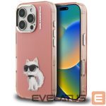 Muud kaubad Karl Lagerfeld  Karl Lagerfeld IML Aquarelle Choupette & Logo iPhone 16 Pro Case - Pink 