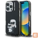 Muud kaubad Karl Lagerfeld  Karl Lagerfeld IML Aquarelle Karl & Choupette & Logo Case for iPhone 16 Pro Max - Black 