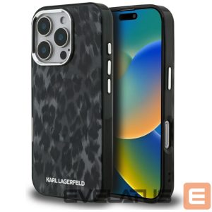 Muud kaubad Karl Lagerfeld  Karl Lagerfeld IML Leopard Pattern MagSafe Case for iPhone 16 Pro - Black 