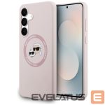 Muud kaubad Karl Lagerfeld  Karl Lagerfeld Silicone Karl & Choupette Heads MagSafe Case for Samsung Galaxy S25 FE - Pink 