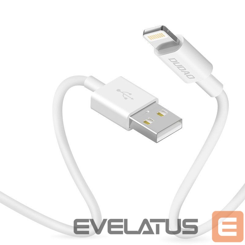 Kaabel Dudao Dudao cable USB / Lightning 3A 1m white (L1L white)