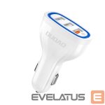 Adaptrid Dudao  Dudao car charger quick charge Quick Charge 3.0 QC3.0 2.4A 18W 3x USB white (R7S white) 