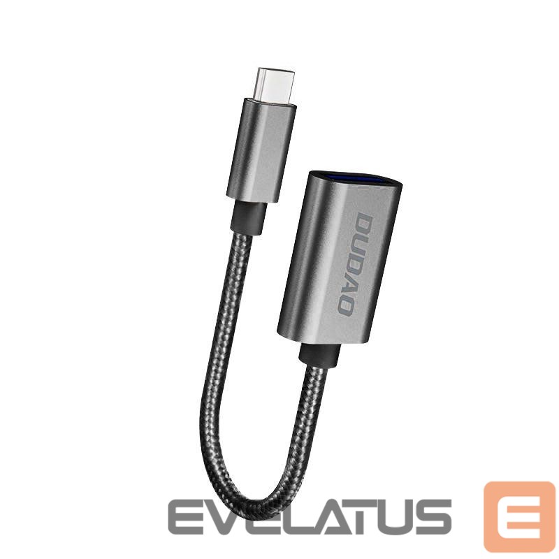 Kaabel Dudao Dudao adapter cable OTG USB 2.0 to USB Type C gray (L15T)