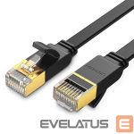 Kaabel Ugreen  Ugreen Flat Cable Internet Network Cable Ethernet Patchcord RJ45 Cat 7 STP LAN 10 Gbps 10m Black (NW106 11265) 