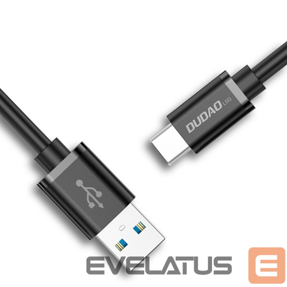 Kaabel Dudao Dudao cable USB cable - USB Type C Super Fast Charge 1 m black (L5G-Black)