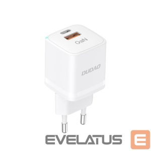 Adaptrid Dudao  Wall charger GaN 33W PPS USB C/USB Dudao A13Pro - white 
