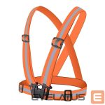 Riietus Hurtel  Adjustable reflective harness for a running bike - orange 