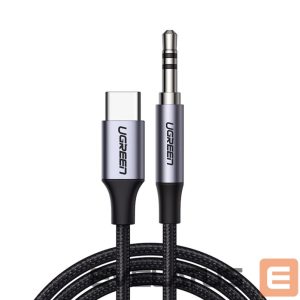 Kaabel Ugreen  cable USB C - mini jack 3.5mm 1m (AV143) Grey