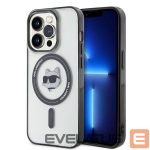 Tagakaaned Karl Lagerfeld  Karl Lagerfeld KLHMP15XHCHNOTK iPhone 15 Pro Max 6.7" transparent hardcase IML Choupette`s Head MagSafe 