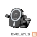Automaatne hoidja Dudao  Dudao FW11 Car Phone Holder with 15W Inductive Charger for Air Vent/Cockpit - Black 