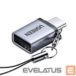 Üleminek Ugreen  US270 USB-C (Male) / USB-A 3.0 (Female) Adapter with Lanyard Space Gray