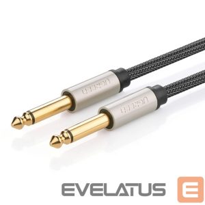 Kaabel Ugreen  Ugreen AV128 10639 mono TS cable 6.35mm jack / 6.35mm jack 3m - gray 