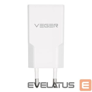 Adaptrid Veger  Phone charger VEGER USB A + USB C QC PD 30W 30W1A1C white 