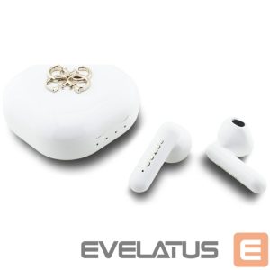 Juhtmevabad kõrvaklapid Guess  Wireless earphones TWS Guess 4G Metal Logo white 