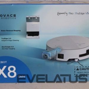 Tolmuimeja Ecovacs  SALE OUT.  DEEBOT X8 OMNI Vacuum cleaner, Robot, Wet&Dry, 18000Pa, TruEdge 2.0, AIVI 3D 3.0, YIKO-GPT, White+Auto-empty station |  | Robotic Vacuum Cleaner | DEEBOT X8 OMNI | Wet&Dry | Lithium-Ion | 5200 mAh | Dust capacity 0.22 L | 17000 Pa | White | DAMAGED PACKAGING 
