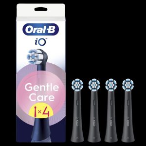 Hambahari Oral-B  Replaceable toothbrush heads | iO GentleCare | Heads | For adults | Number of brush heads included 4 | Black 