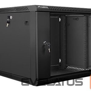 Serverid Lanberg  Rack cabinet 19" wall-mount 9U/600x600 (flat pack) V2, black | 