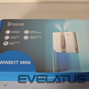Sülearvuti Ecovacs  SALE OUT.  Window cleaning robot WINBOT MINI, Auto-Spray, Steady climbing system, WIN-SLAM 3.0, Grey |  Windows Cleaner Robot | WINBOT MINI GREY | Corded | Grey | DAMAGED PACKAGING, USED, DIRTY, USED LIQUID BOTTLE 