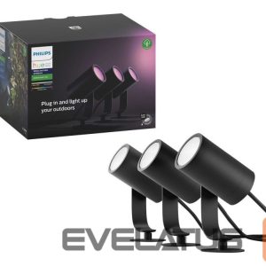 Laualamp Philips Hue  Lily Outdoor Spot base set 3x8W 24V | Hue White and Color Ambiance 