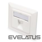 Nutitelefon Digitus  | Wallplate for Keystone Modules, German type, middle plate 50x50 mm, frame 80x80 mm | DN-93811 