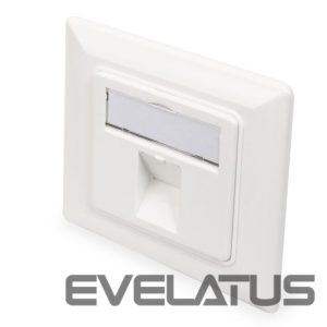 Nutitelefon Digitus  | Wallplate for Keystone Modules, German type, middle plate 50x50 mm, frame 80x80 mm | DN-93811 