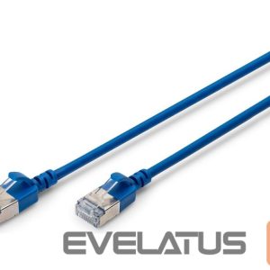 Üleminek Digitus  CAT 6A F-FTP Slim Patch Cable, 0.5 m | DK-1632-A-005S-B | Blue 