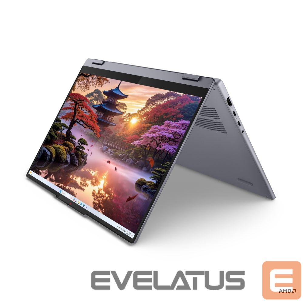 Sülearvuti Lenovo IdeaPad 5 2-in-1 16AKP10 | Luna Grey | 16 " | IPS | Touchscreen | WUXGA | 1920 x 1200 pixels | Glossy | AMD Ryzen AI 7 | 350 | 16 GB | Soldered LPDDR5x | Solid-state drive capacity 512 GB | AMD Radeon 860M Graphics | Windows 11 Home | 802.11ax | Bluetooth version 5.3 | Keyboard language English | Keyboard backlit | Warranty 24 month(s) | Battery warranty 12 month(s)