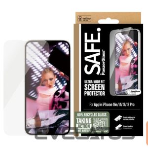 Tagakaaned PanzerGlass  Screen protector | Apple | iPhone 16e/14/13/13 Pro | Glass | Transparent | Ultra-Wide Fit W. Aligner 