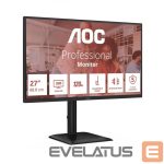 Monitorid AOC  Q27E4CV | 27 " | IPS | QHD | 16:9 | 120 Hz | 4 ms | 2560 x 1440 pixels | 350 cd/m² | HDMI ports quantity 1 | Black 