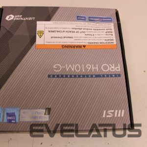 Intel protsessori emaplaat MSI  SALE OUT.  PRO H610M-G |  PRO H610M-G | Processor family Intel | Processor socket LGA1700 | DDR5 | Supported hard disk drive interfaces SATA, M.2 | Number of SATA connectors 4 | DAMAGED PACKAGING 