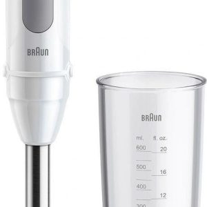 Mikserid ja blenderid Braun  | Hand Blender | MQ50001MWH | Hand Blender | 1000 W | Jar material BPA free | Jar capacity 0.6 L | White 